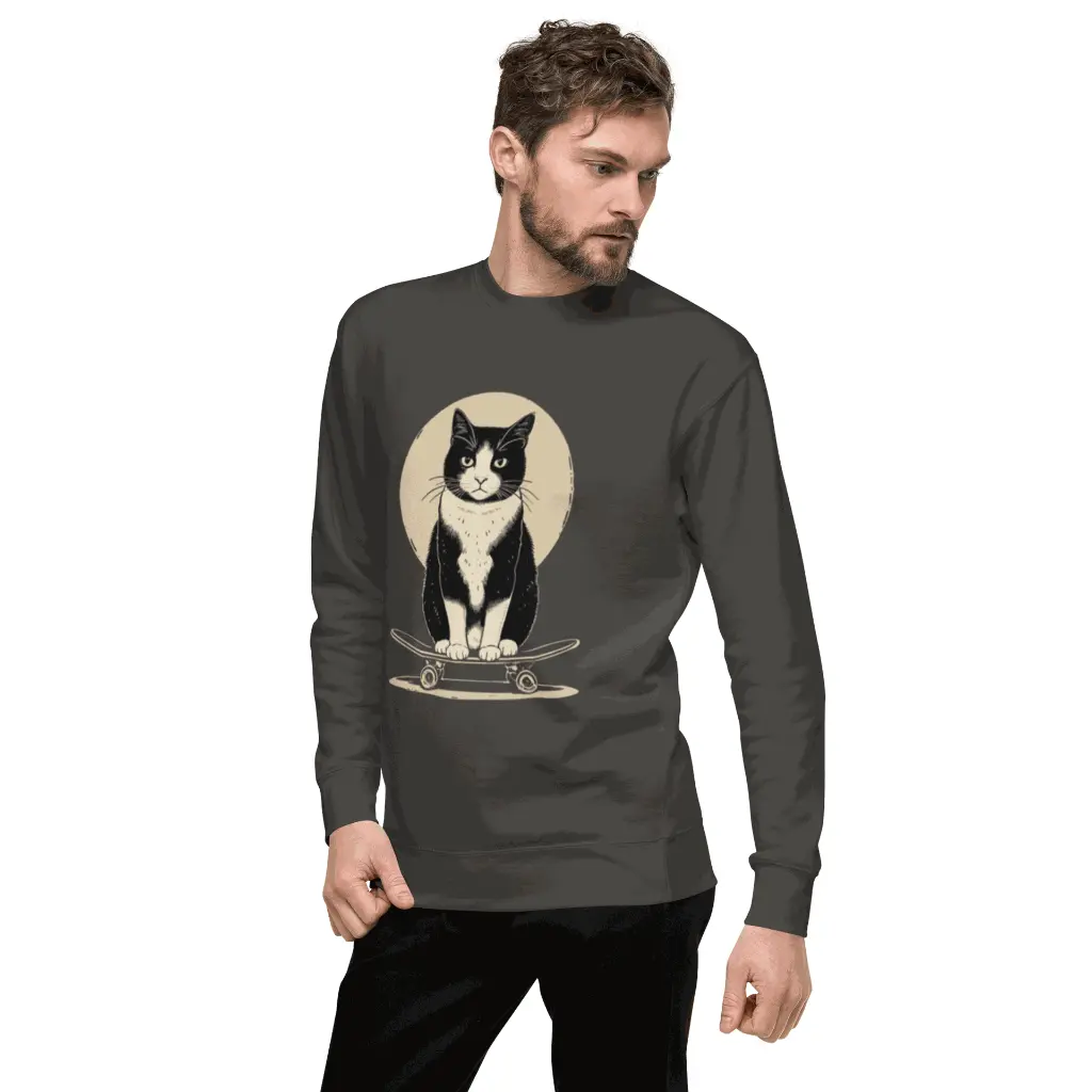unisex-premium-sweatshirt-vintage-black-left-front-6793a57b74fa6.webp