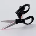 SHUTTLE | Laser Scissors Laser Guided Scissors, for Fabrics, Paper, Crafts Cutting, Sewing Cut Straight Scissors