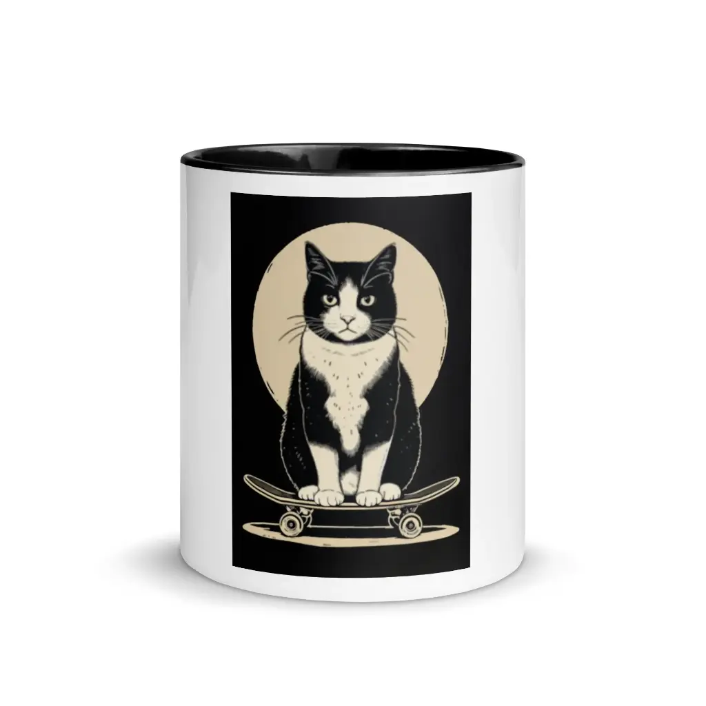 mug with color inside