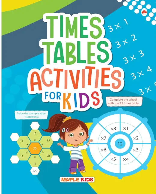 Times Tables Activity Book for Kids - Multiplication Tables from 1-40 with Math's Activities - Age 3+ Paperback – 4 June 2014