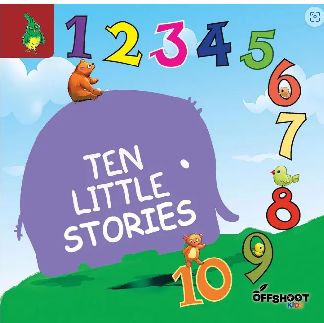 Ten Little Stories - Rhymes & Story Books for Kids, Little Story Time Book For Age 3 to 5 Years Paperback – Sticker Book, 1 January 2017