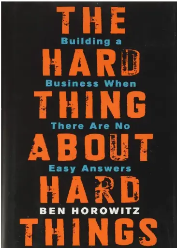 The Hard Thing about Hard Thing: Building a Business When There are No Easy Answers Hardcover – 8 June 2014