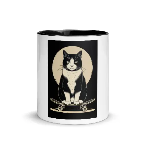 mug with color inside