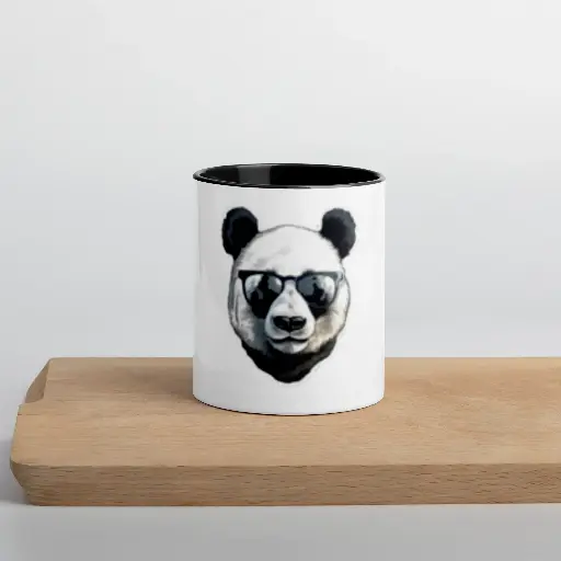 mug with color inside