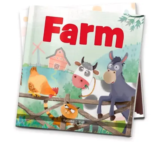 Farm - Illustrated Book on Farm Animals Paperback – 20 August 2019
