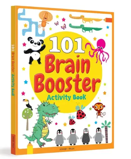 101 Brain Booster Activity Book: Fun Activity Book For Children Paperback – Sticker Book, 25 January 2019