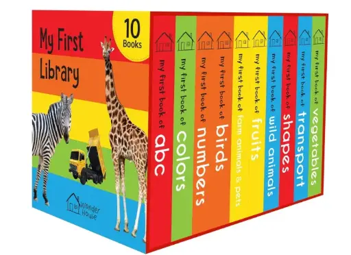 My First Library: Boxset of 10 Board Books for Kids Board book – Box set, 1 January 2018